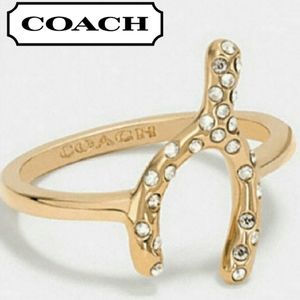 COACH WISHBONE RING